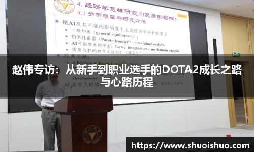 赵伟专访：从新手到职业选手的DOTA2成长之路与心路历程